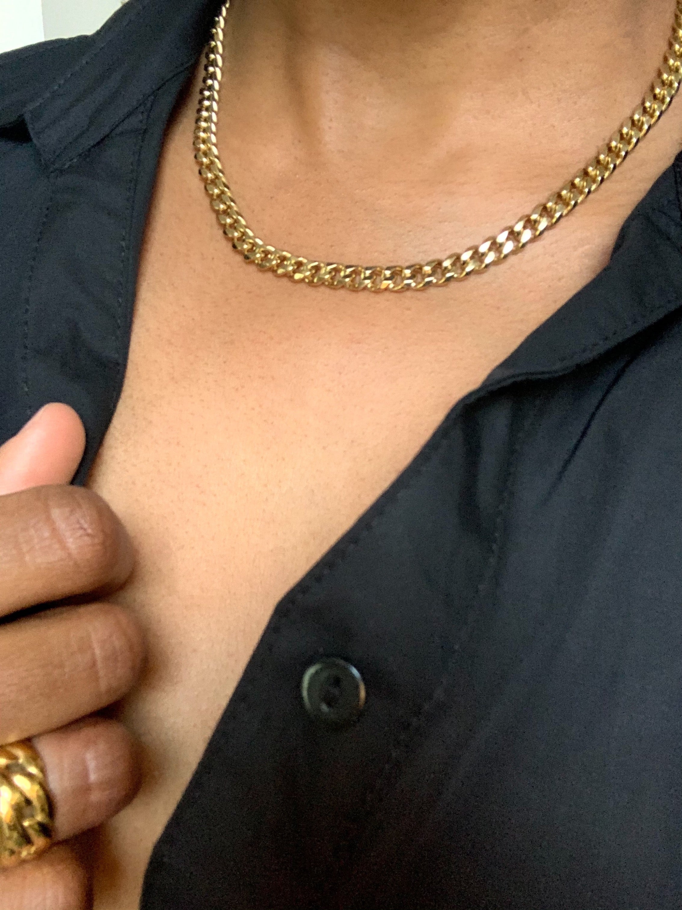 Flat sales cuban link